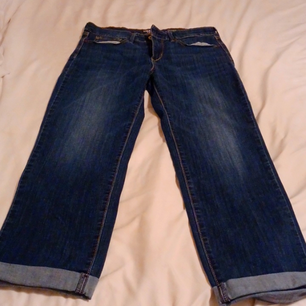 Denizens Levi's Jean Modern slim cuffed color blue size 6